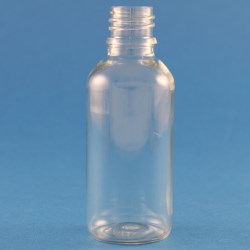 50ml Dropper Bottle Clear PET DIN 18mm Neck